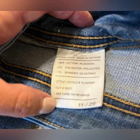 KanCan Distressed Leg Jeans sz 29/11 - Picture 4 of 13